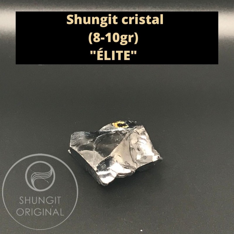 Piedra Shungit Cristalizada Élite Bruta Pequeña