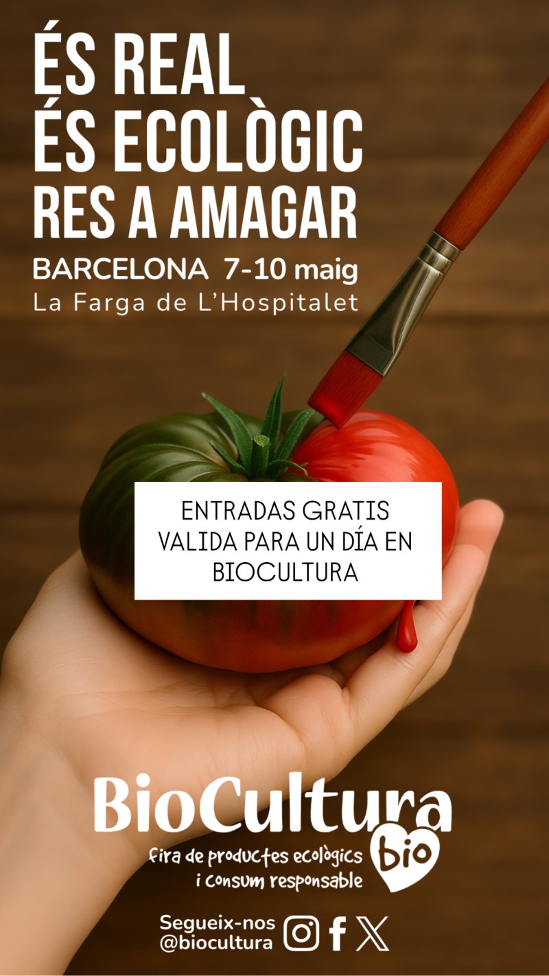 Entradas gratis para biocultura Barcelona del 7-10 de mayo de 2026 obsequio de shungit original