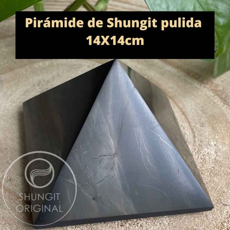 Piramide Shungit Original 14x14cm pulida I Shungit Original