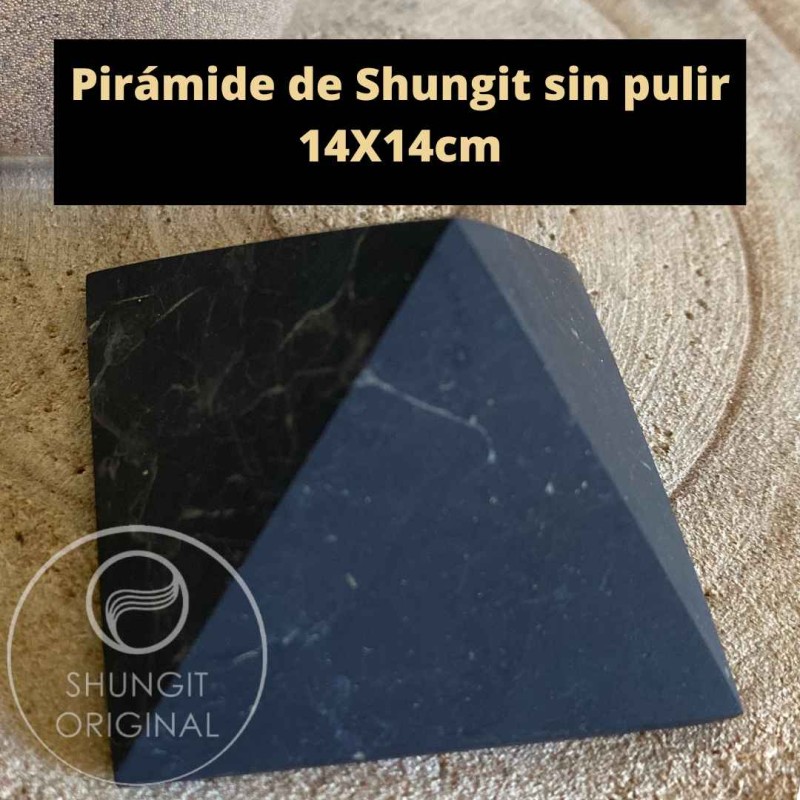 PIRÁMIDE de shungit 14x14cm